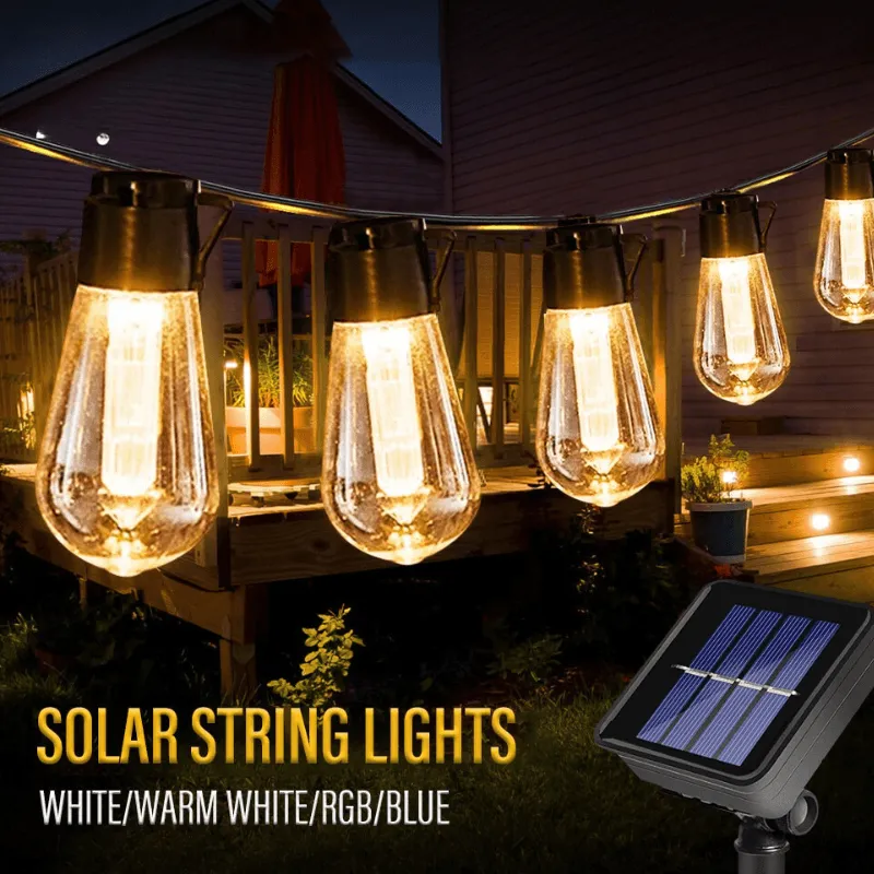 LED Solar String Lights – Waterproof Decorative Outdoor Lighting