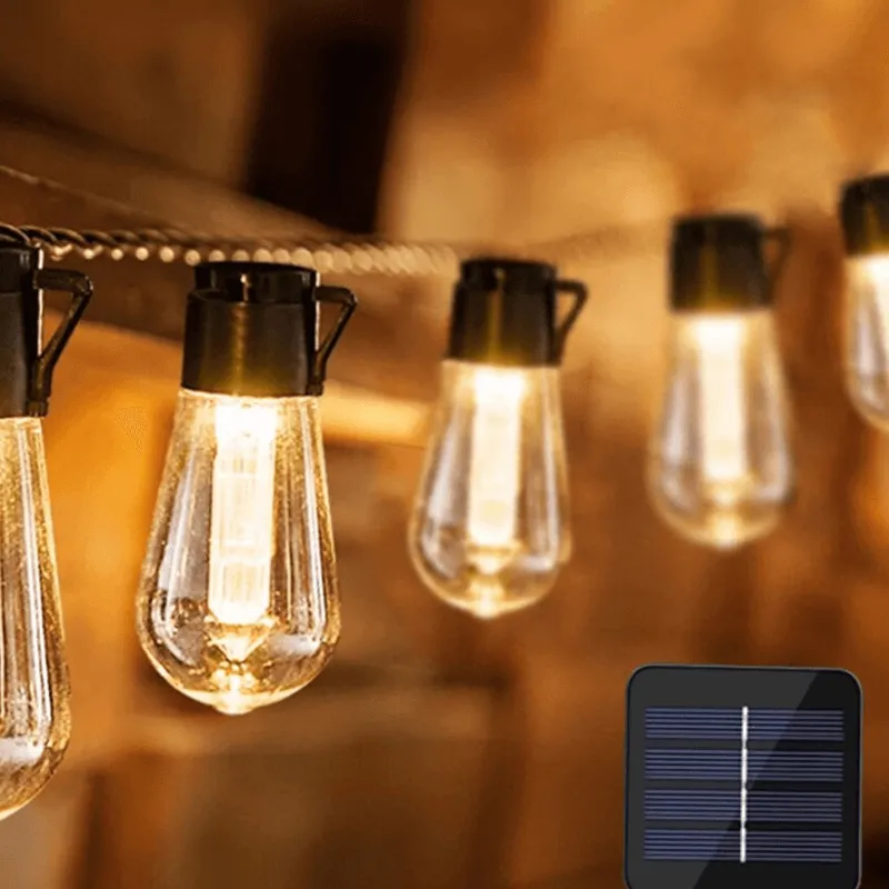 LED Solar String Lights – Waterproof Decorative Outdoor Lighting