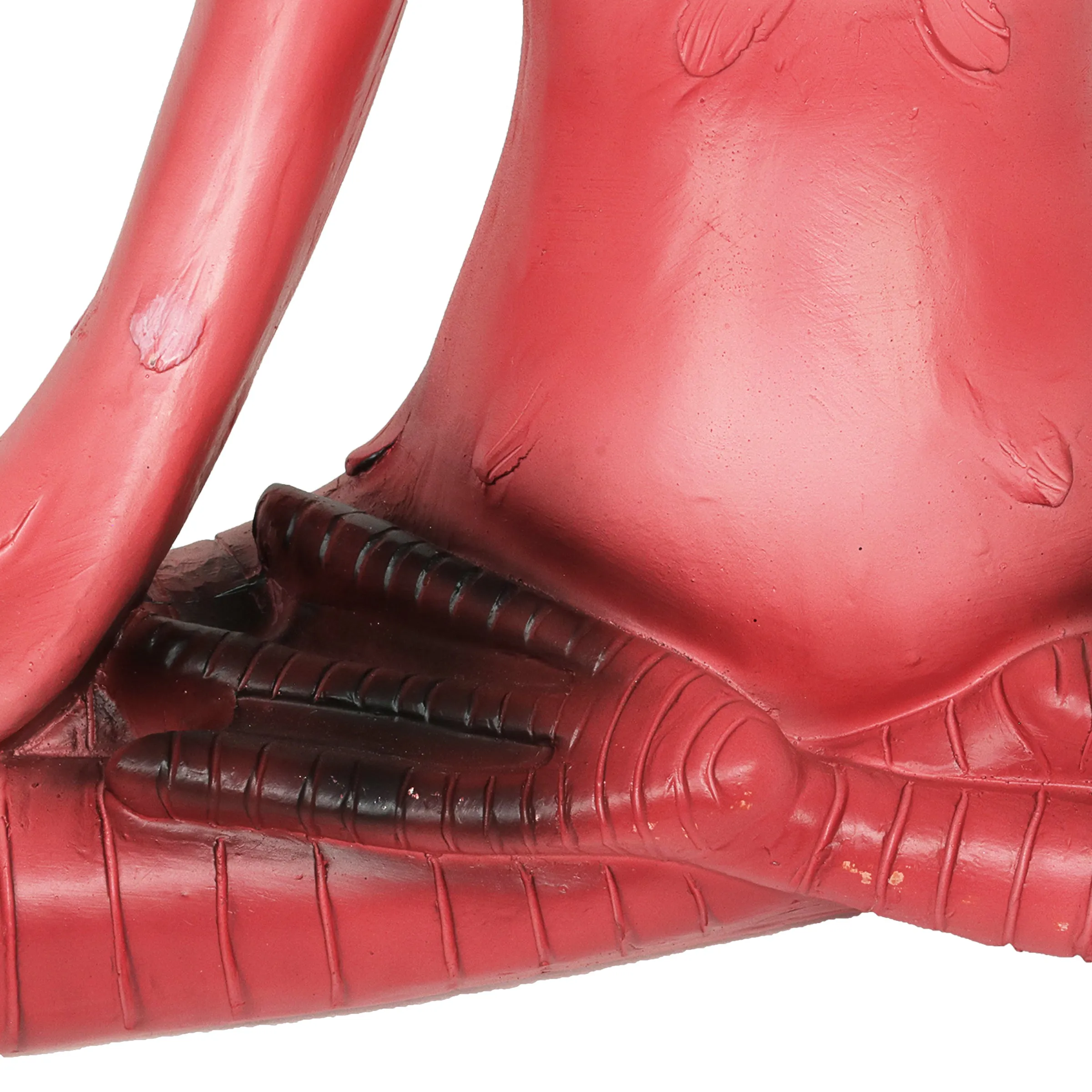 Meditating Yoga Flamingo in Lotus Pose Garden Statue, 16 Inch