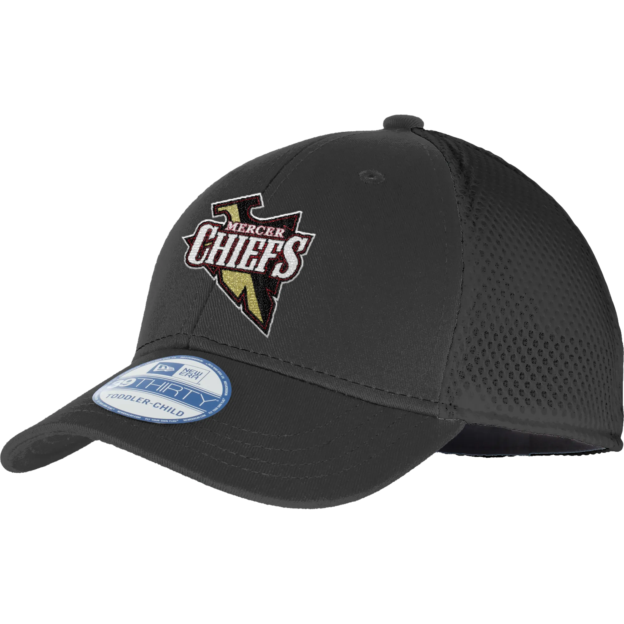Mercer Chiefs New Era Youth Stretch Mesh Cap