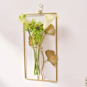 Metal Frame Test Tube Planter | 6 x 3 x 12 inches