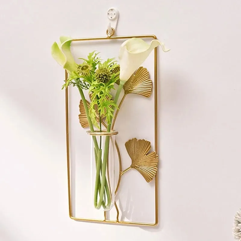 Metal Frame Test Tube Planter | 6 x 3 x 12 inches