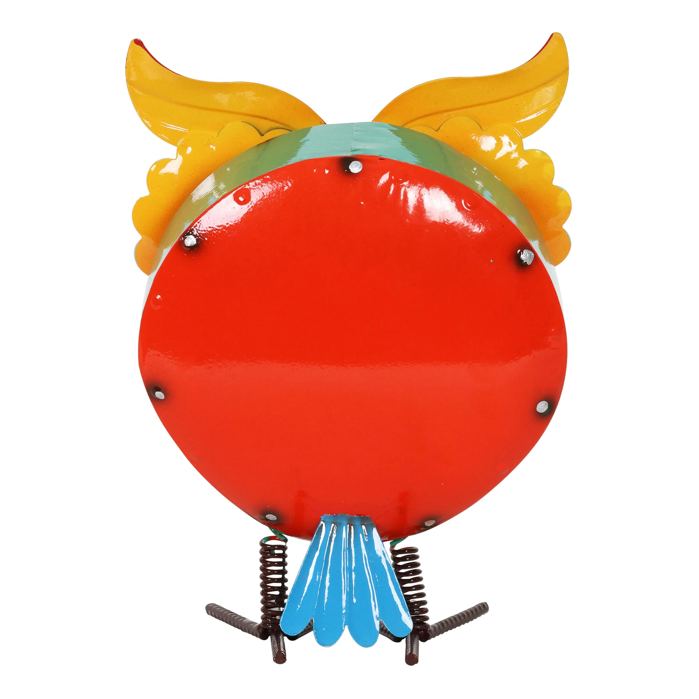 Metal Painted Owl Decor, 10 Inch