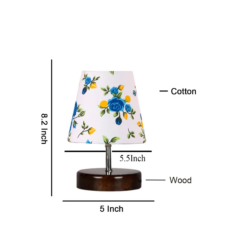 Mita Blue Fleur Table Lamp
