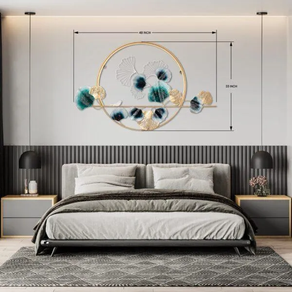 Modern Bird Leave Wall Art