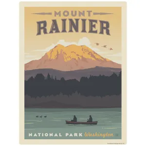 Mount Rainier National Park Washington Canoe Decal