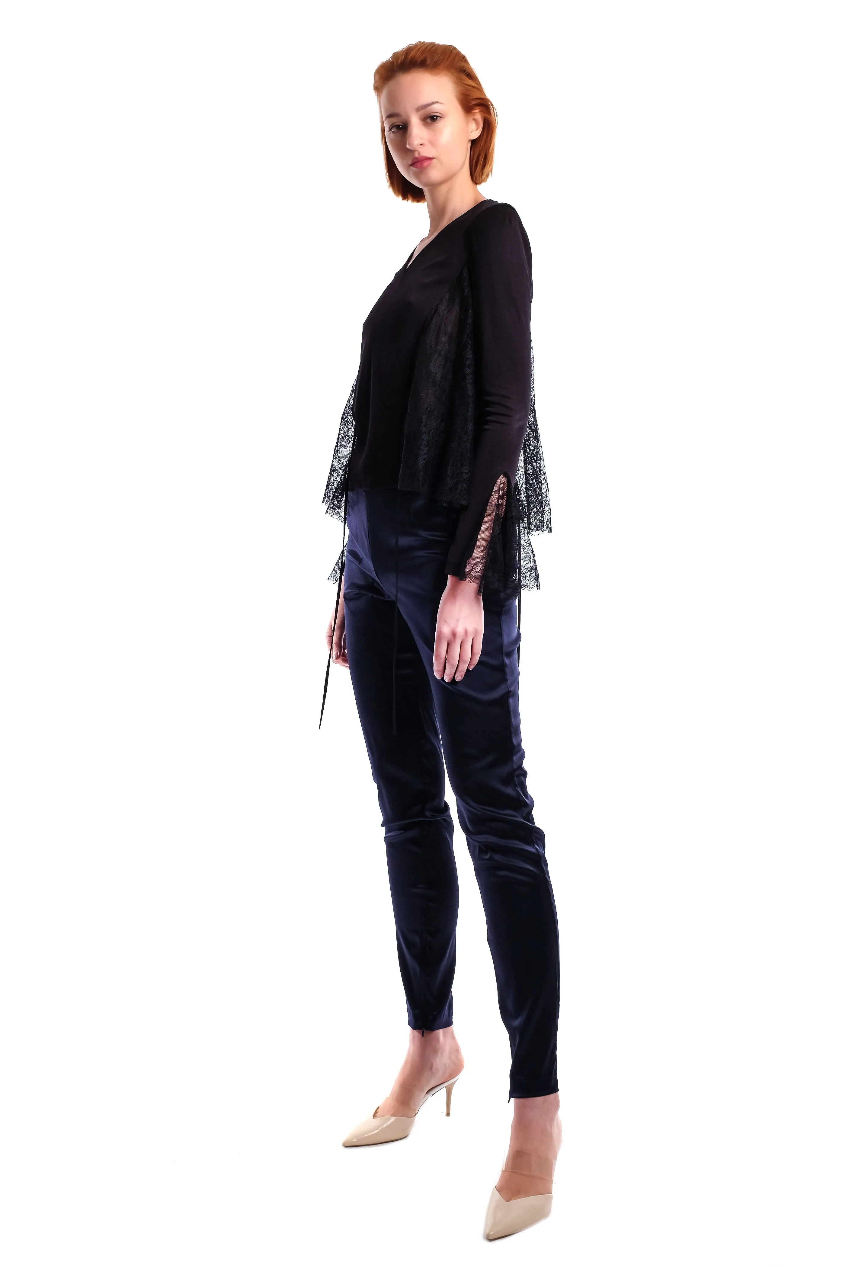 Nanci Lace Jersey Top