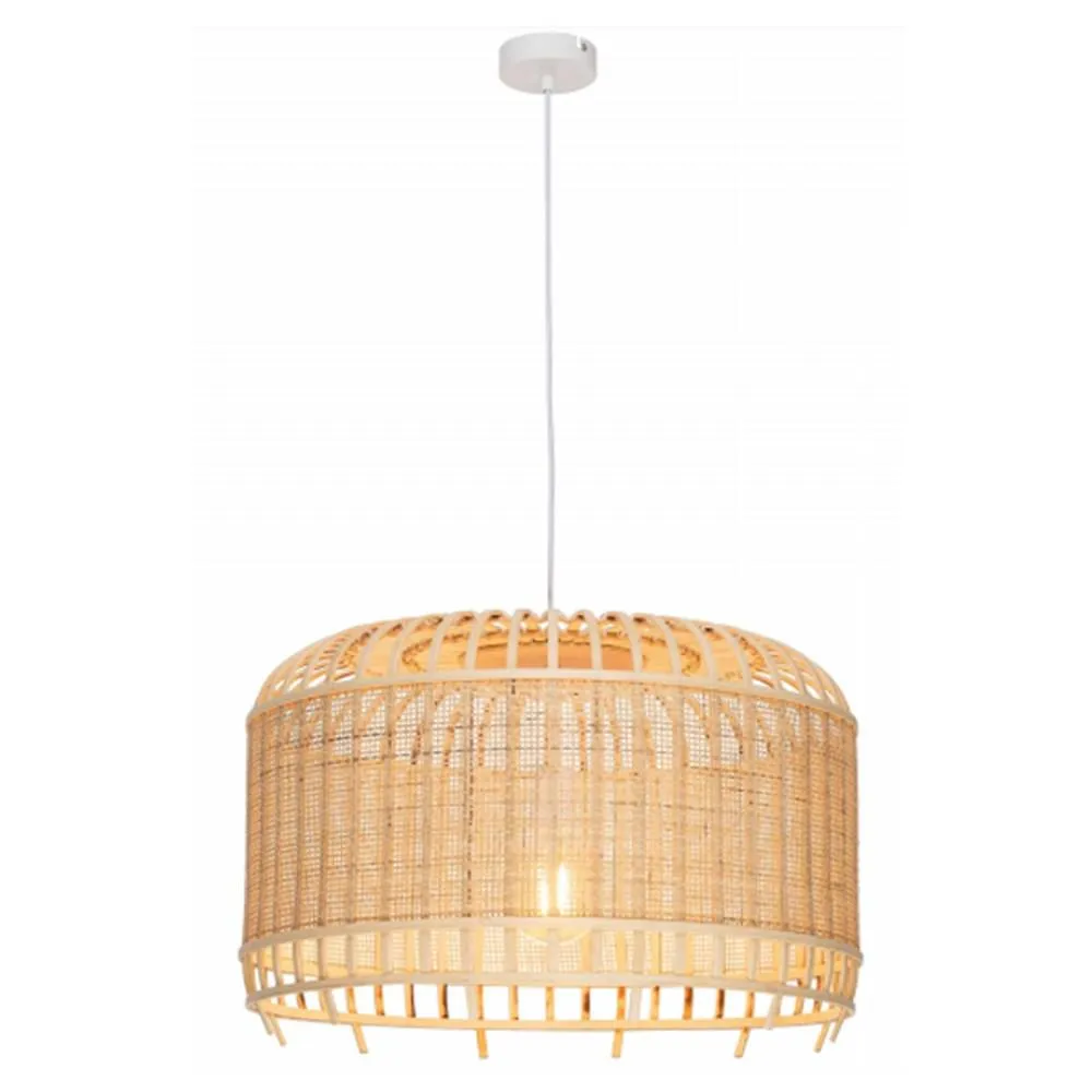 Natural Bamboo Rattan Large Pendant Light