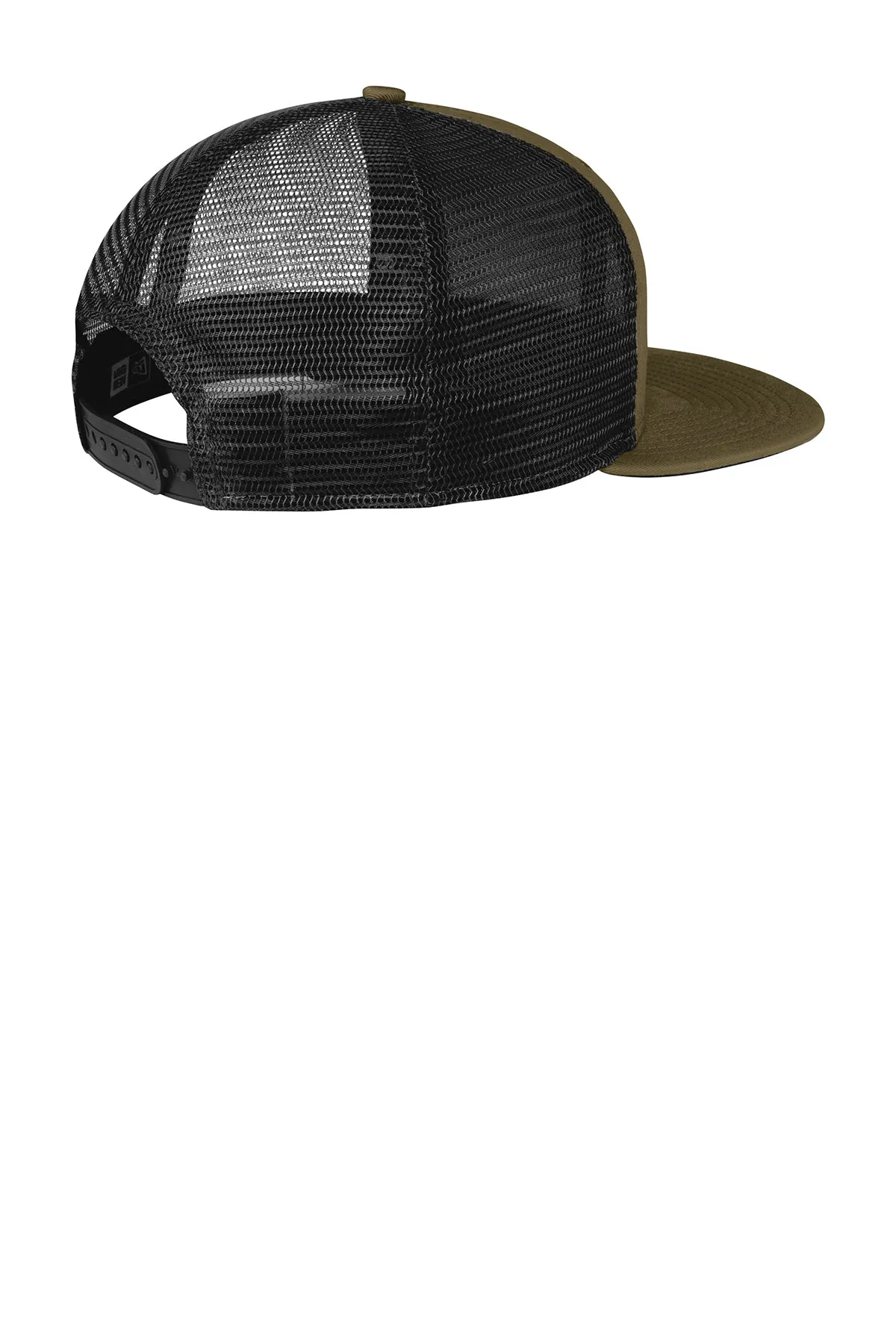 New Era Original Fit Snapback Trucker Customized Caps, Olive/ Black