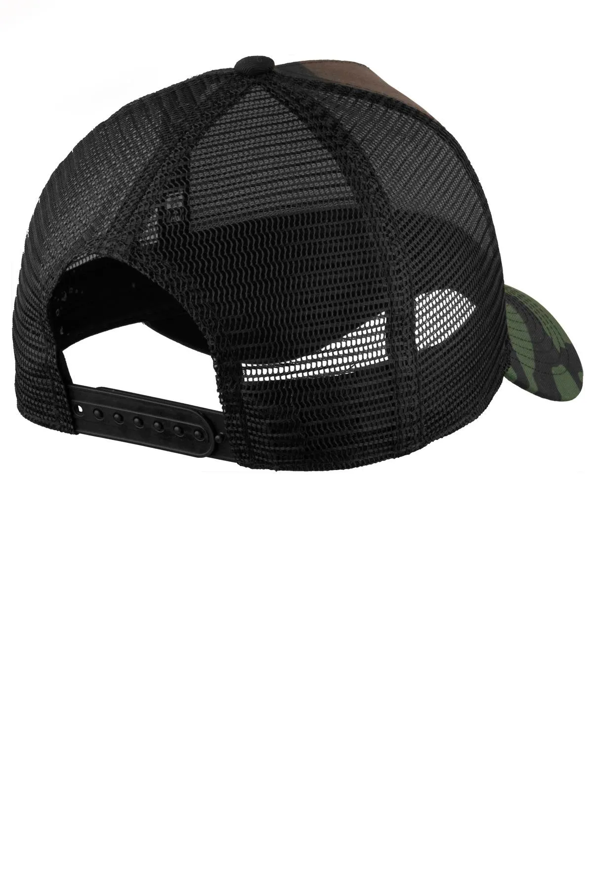 New Era Snapback Trucker Customized Caps, Camo/ Black