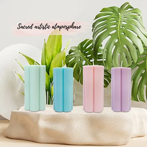 Non Toxic Candles Set of 4 - Scented Candles - Aesthetic Candle - Preppy Candles - Candles for Home Scented