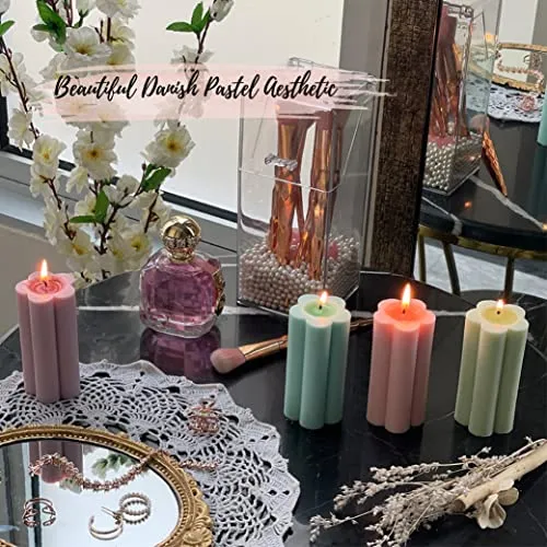 Non Toxic Candles Set of 4 - Scented Candles - Aesthetic Candle - Preppy Candles - Candles for Home Scented