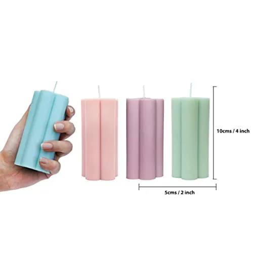 Non Toxic Candles Set of 4 - Scented Candles - Aesthetic Candle - Preppy Candles - Candles for Home Scented