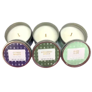 Nordic Candle Tins 3oz 3 Pack