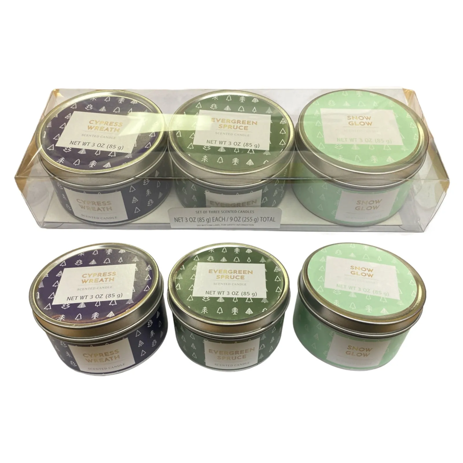 Nordic Candle Tins 3oz 3 Pack
