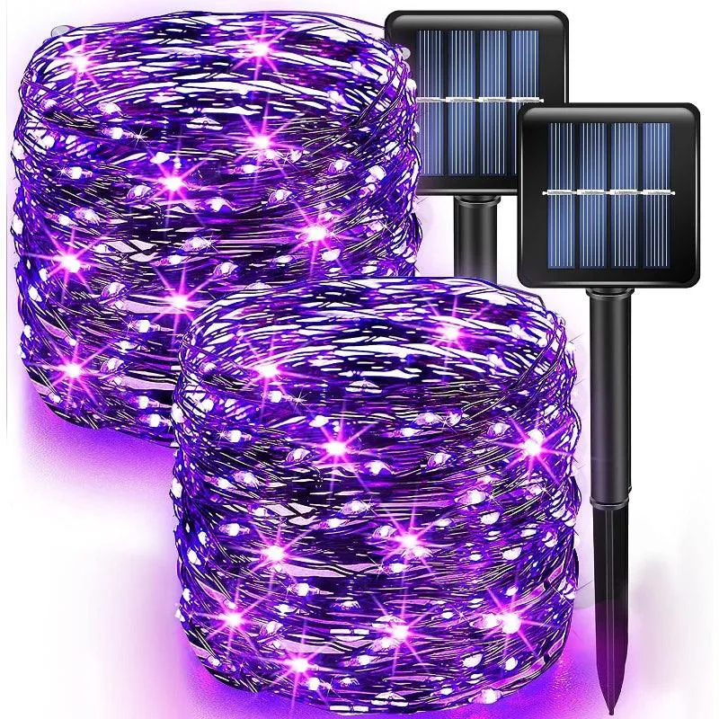 Pack 2 Fairy String Lights – Solar Powered LED Decor