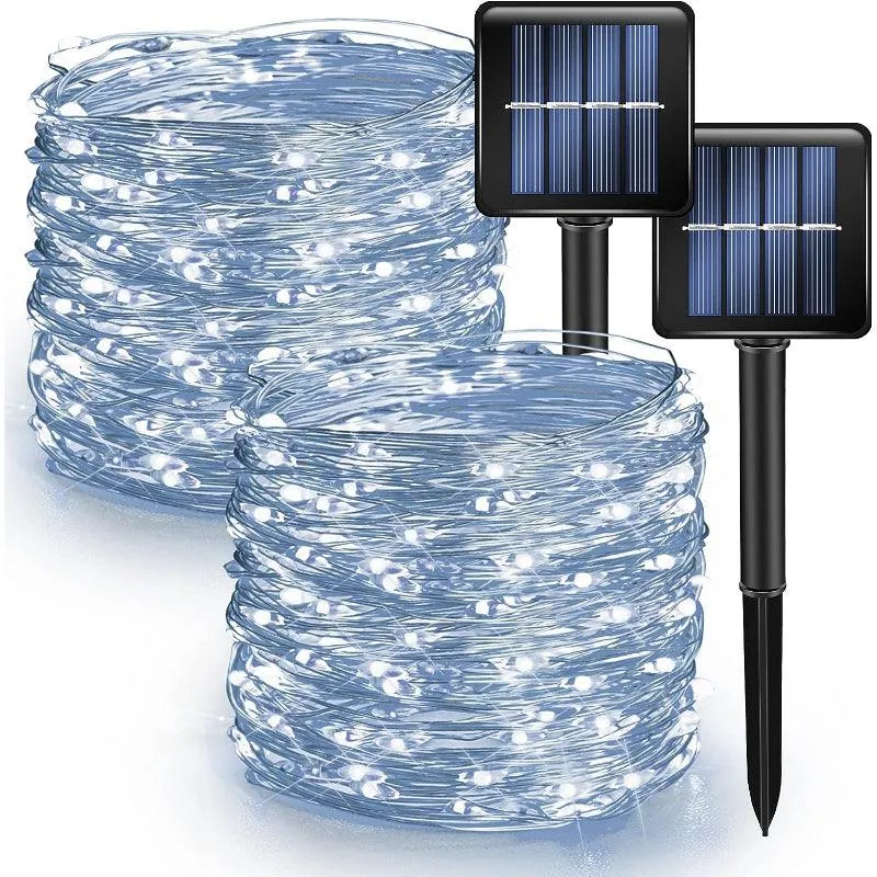 Pack 2 Fairy String Lights – Solar Powered LED Decor