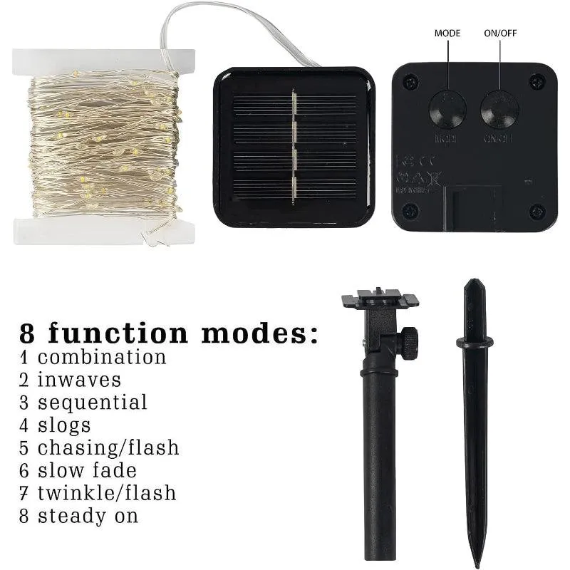 Pack 2 Fairy String Lights – Solar Powered LED Decor