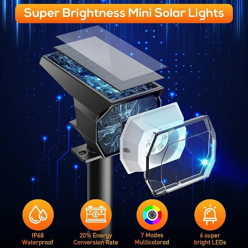 Pack 2 Solar Lights – Illuminate with Style and Versatility