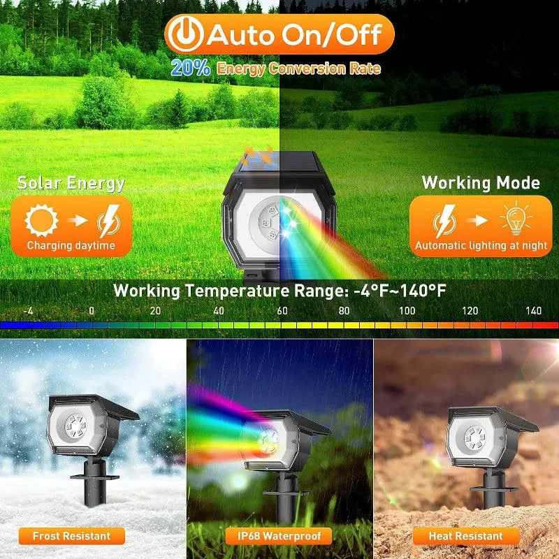 Pack 2 Solar Lights – Illuminate with Style and Versatility