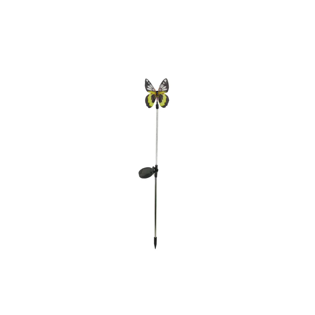 Pack of 3 | Solar fiber optic butterfly lamp (Random Colors)