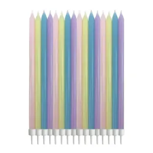 Pastel Mix Candles - 12 Pkt
