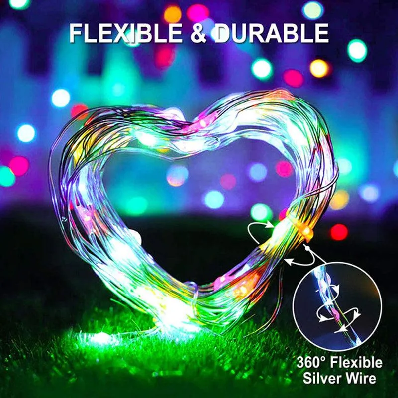 Patio Outdoor Solar String Lights  – Waterproof Energy-Efficient Decor