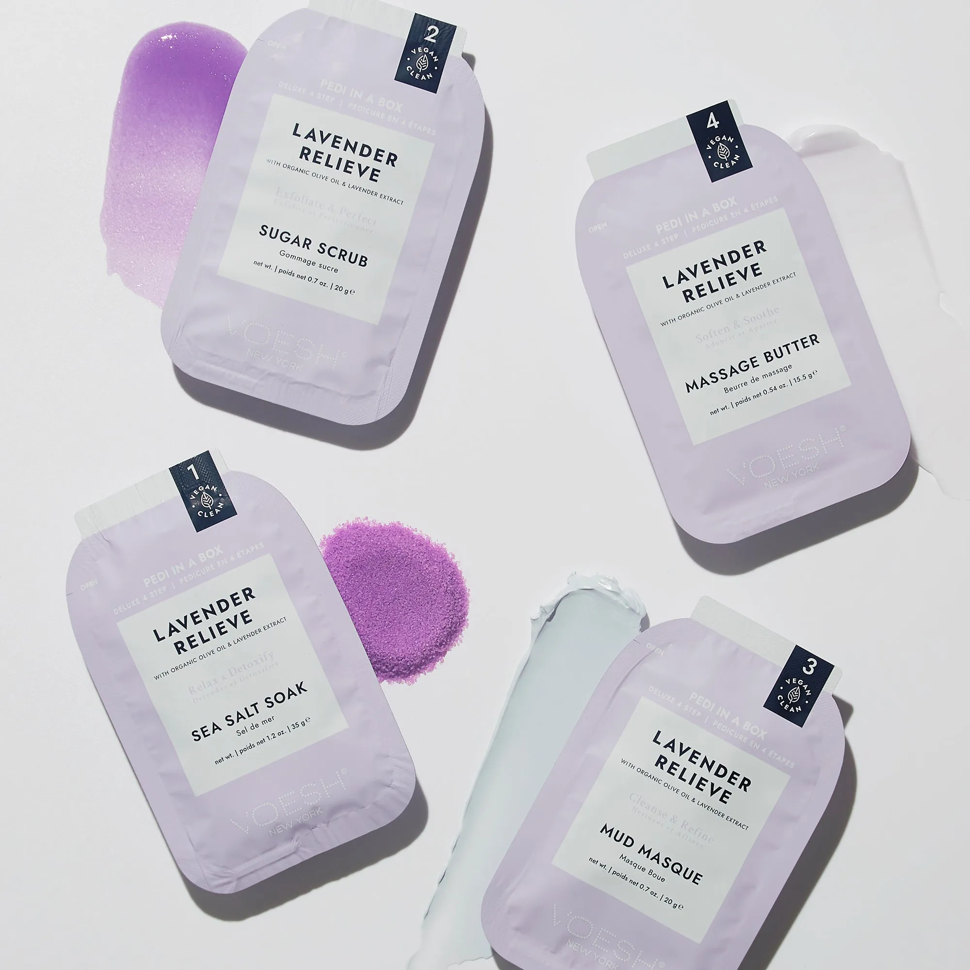 Pedi Moments Duo Lavender Relieve