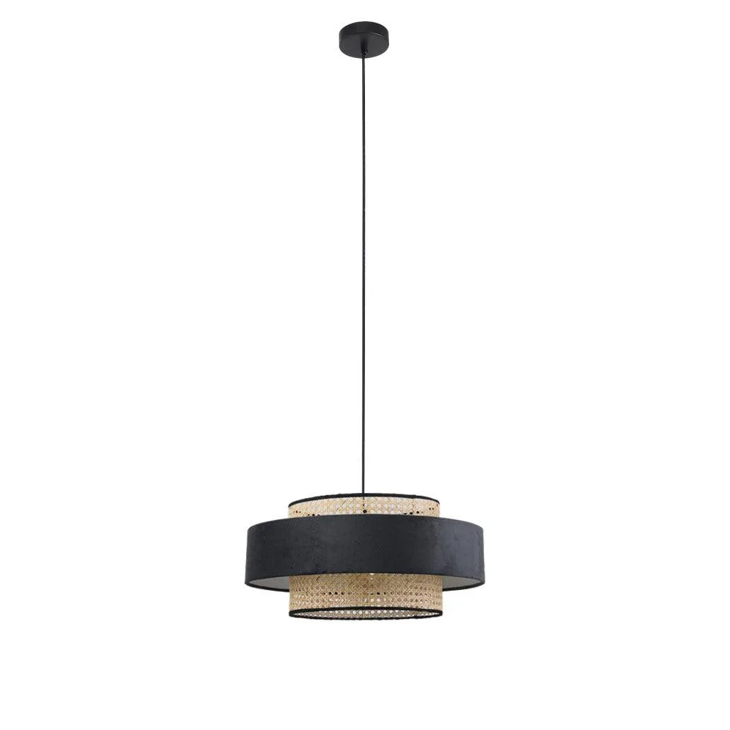 Piper Charming Fusion Rattan Pendant Light - Brown or Grey, PL0224