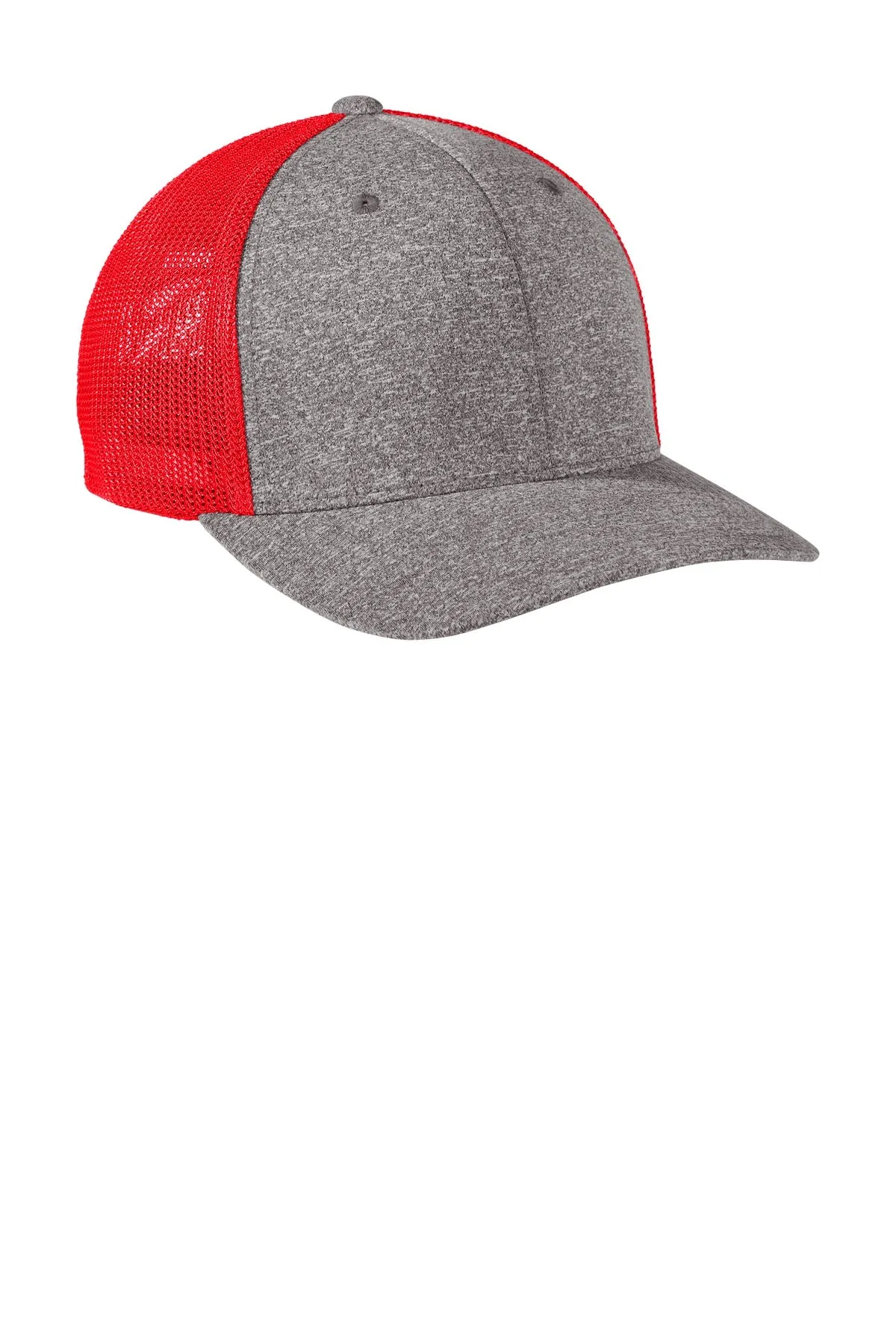 Port Authority Flexfit Melange Mesh Back Trucker Cap C302