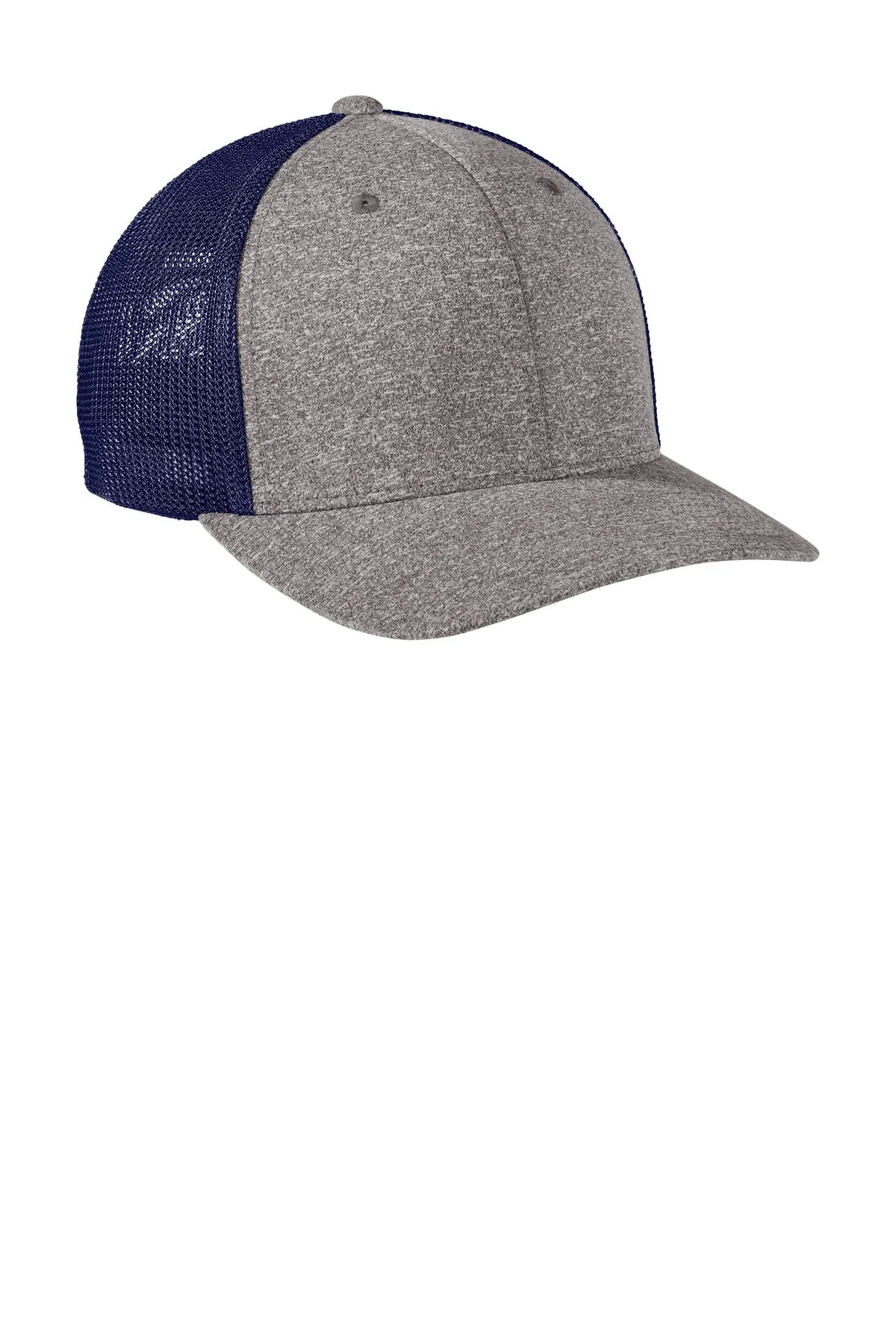 Port Authority Flexfit Melange Mesh Back Trucker Cap C302