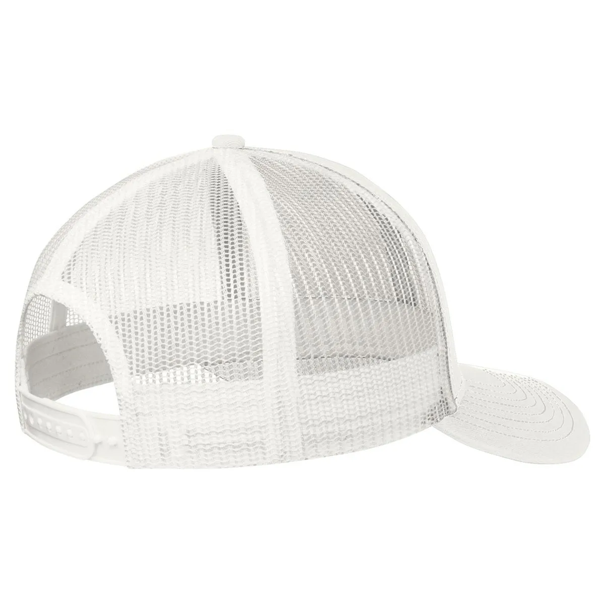Port Authority White Snapback Trucker Cap