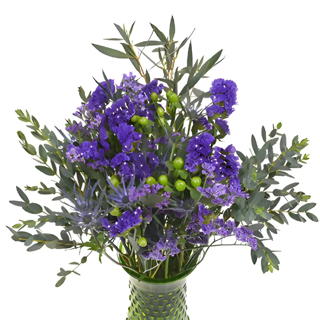 Purple Sage Flower Centerpieces