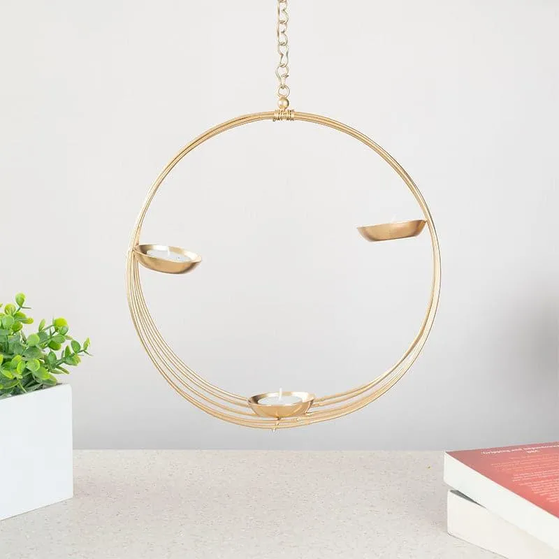 Radiant Ring Tealight Candle Holder
