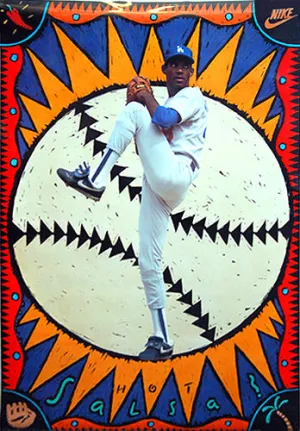 Ramon Martinez "Hot Salsa" Los Angeles Dodgers Classic Nike Poster (1991) - LAST ONE