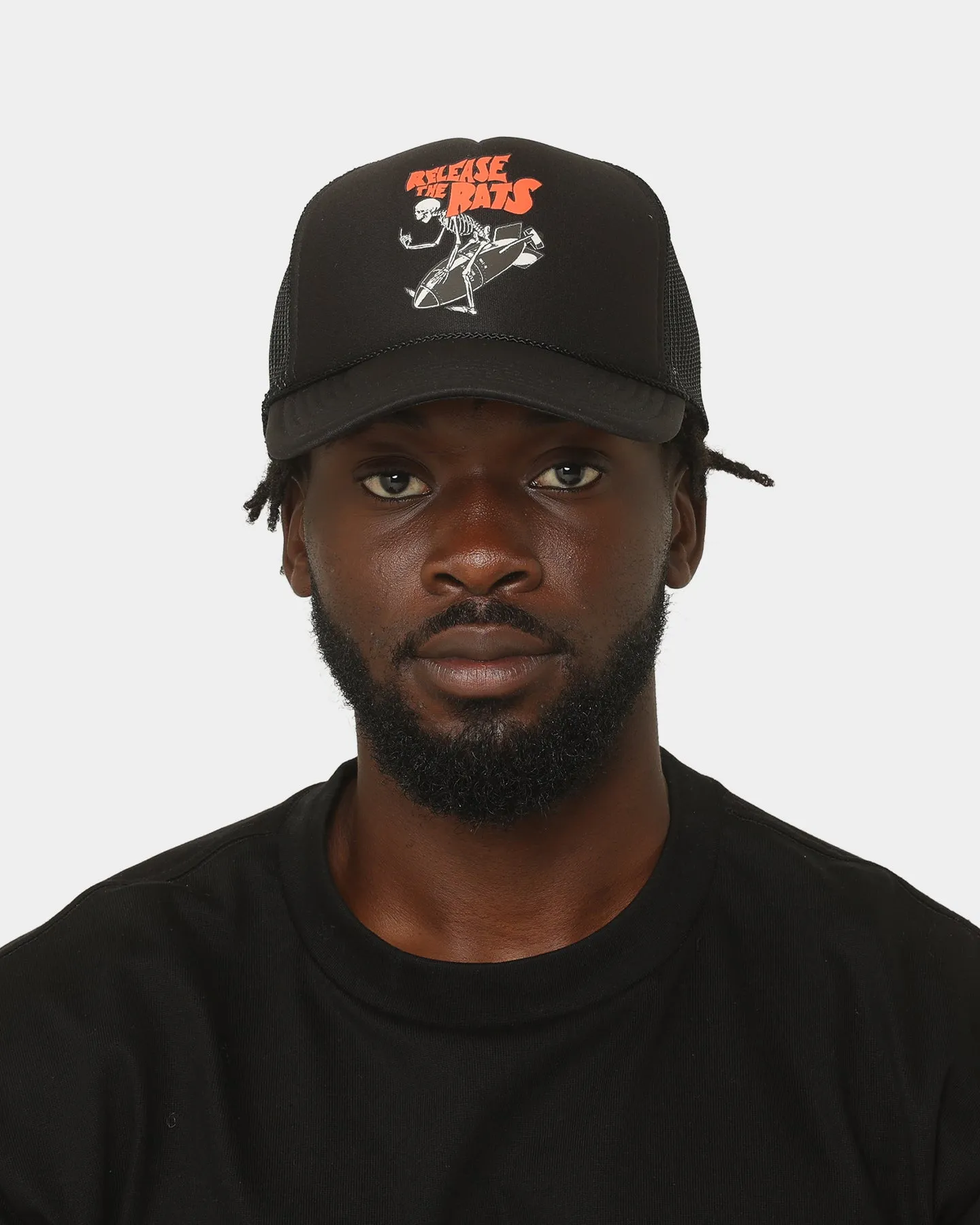 Rats Get Fat Release The Rats Trucker Snapback Black