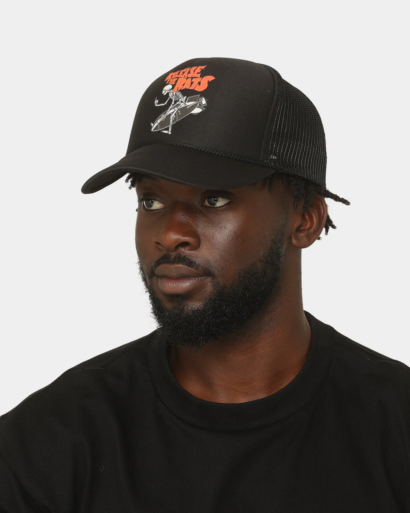 Rats Get Fat Release The Rats Trucker Snapback Black