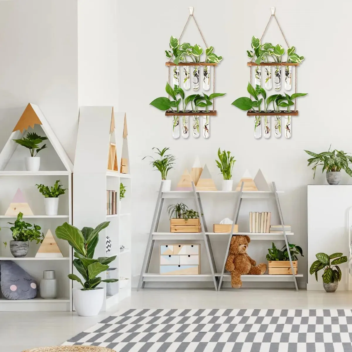 Retro Test Tube Wall Hanging Planters