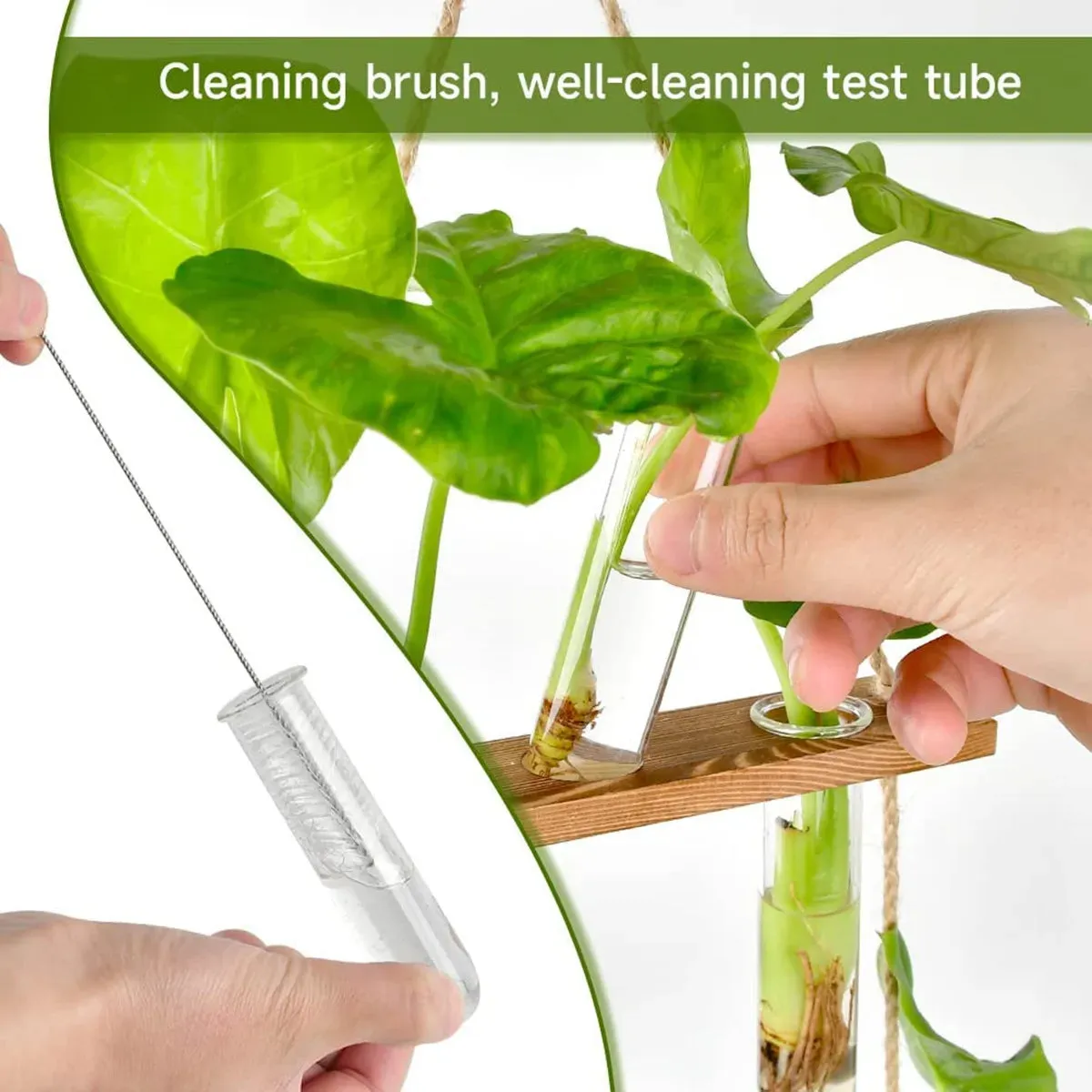 Retro Test Tube Wall Hanging Planters