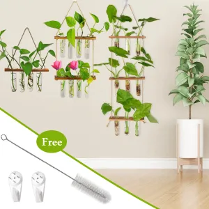 Retro Test Tube Wall Hanging Planters