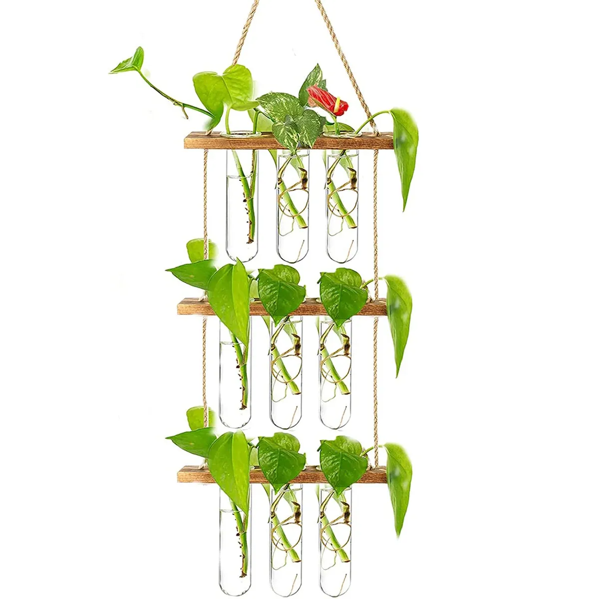 Retro Test Tube Wall Hanging Planters