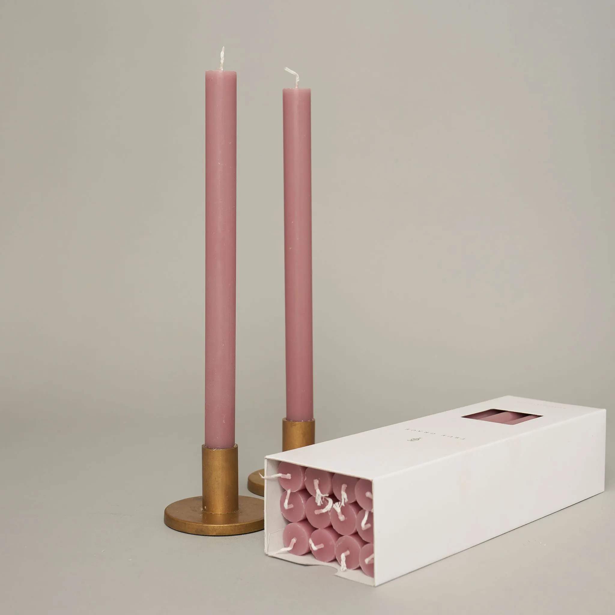 Rose Box of 12 Dining Candles