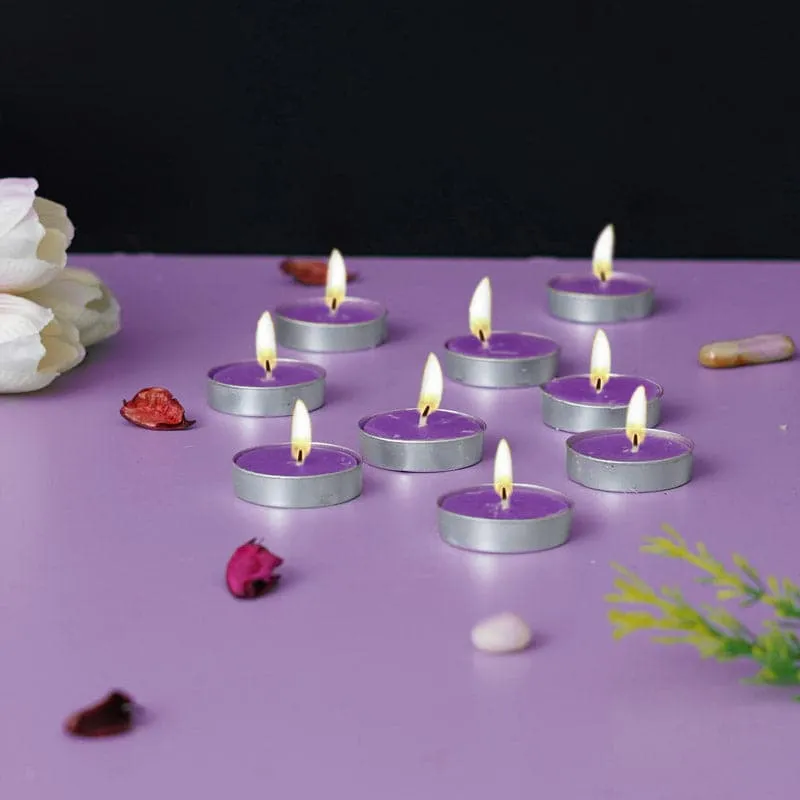 Sepova Lavender Scented Tealight Candle - Set Of Ten