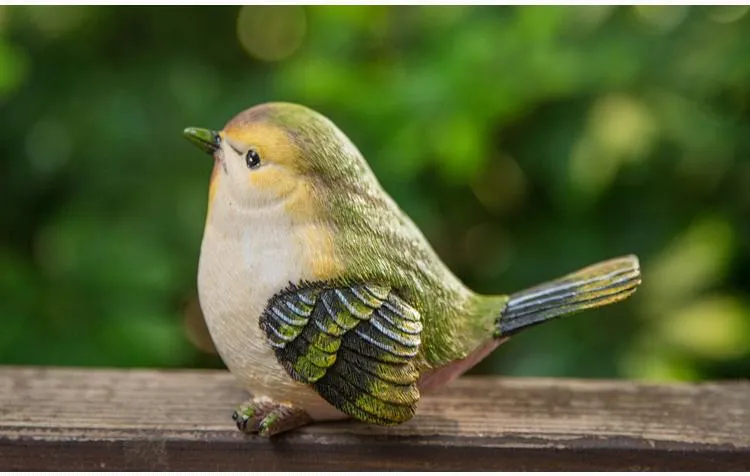 Singing Birds in the Garden, Animal Resin Statue for Garden Ornament, Lovely Birds Statues, Outdoor Decoration Ideas, Garden Ideas