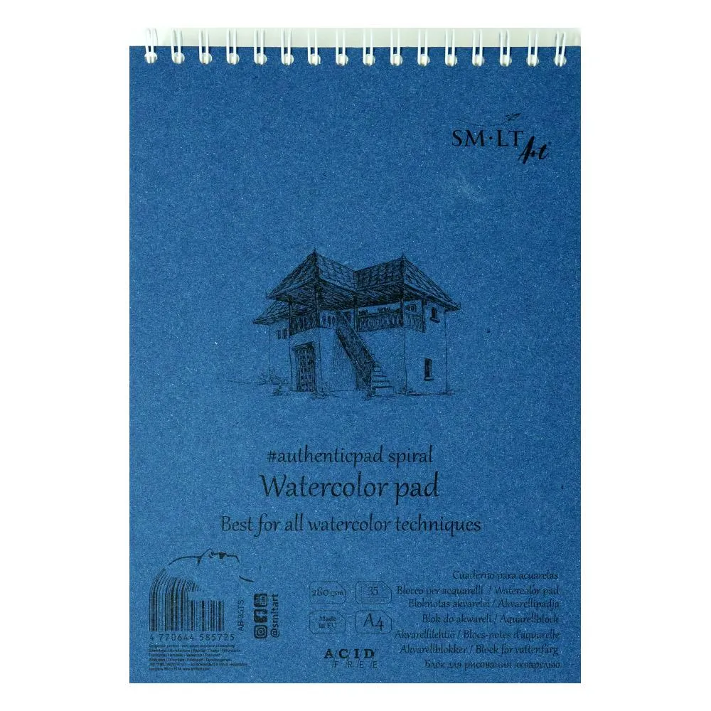 SM-LT Art Authentic Watercolour Pad, Rough Press A4