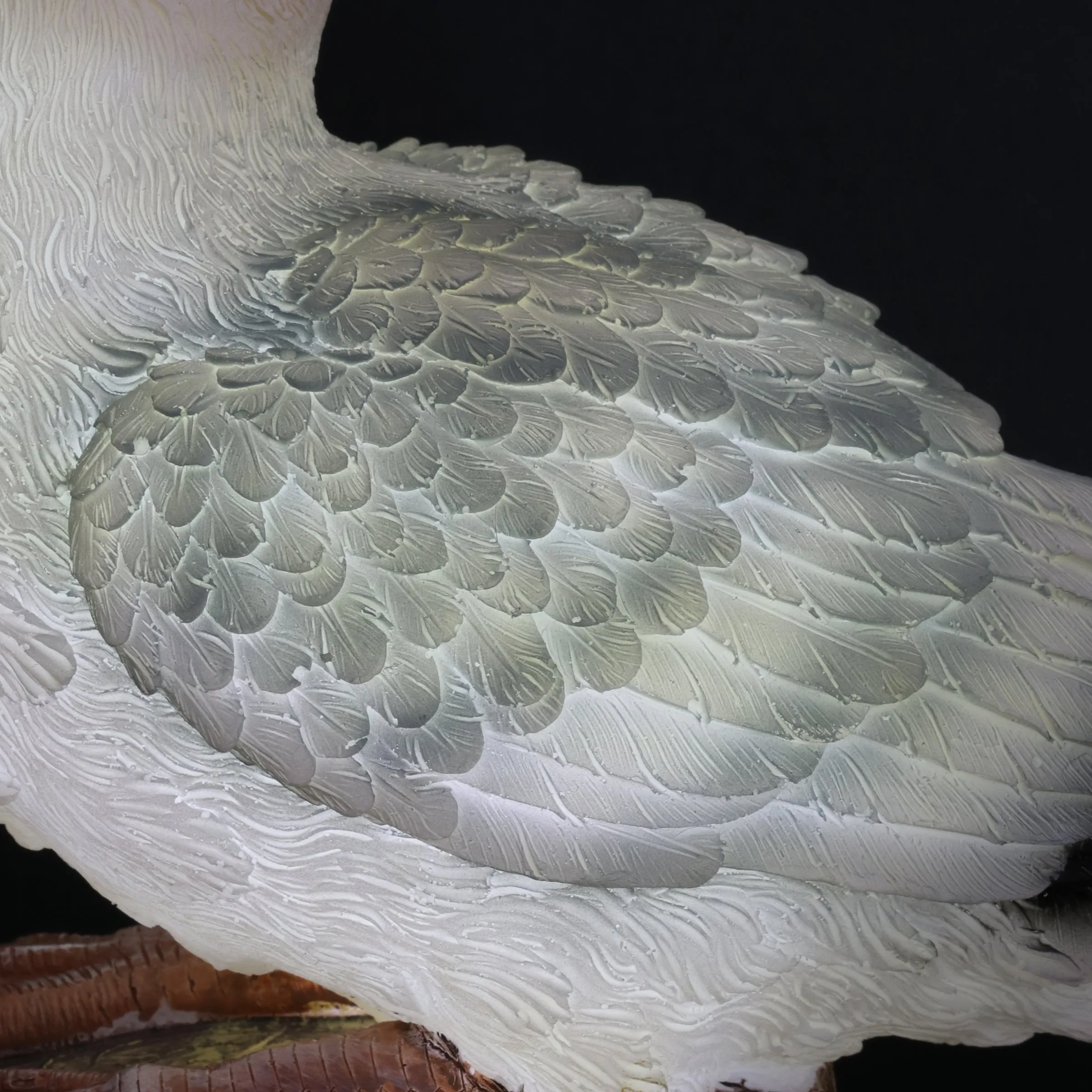 Solar Beach Seagull on a Pier Garden Statue, 15 by 16 Inches