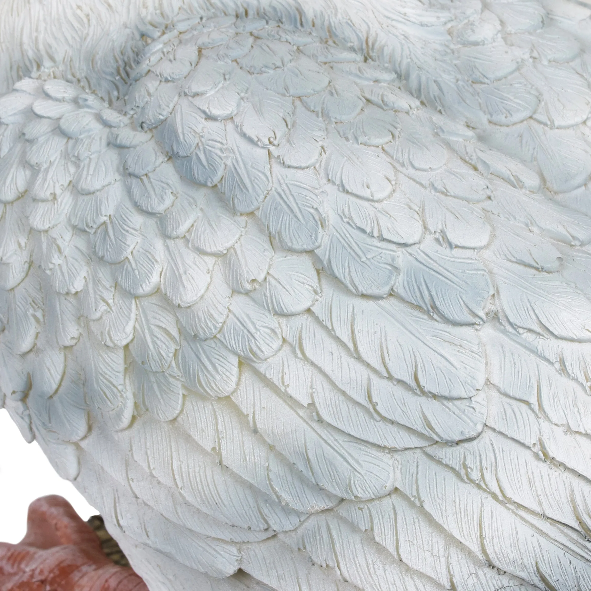Solar Beach Seagull on a Pier Garden Statue, 15 by 16 Inches