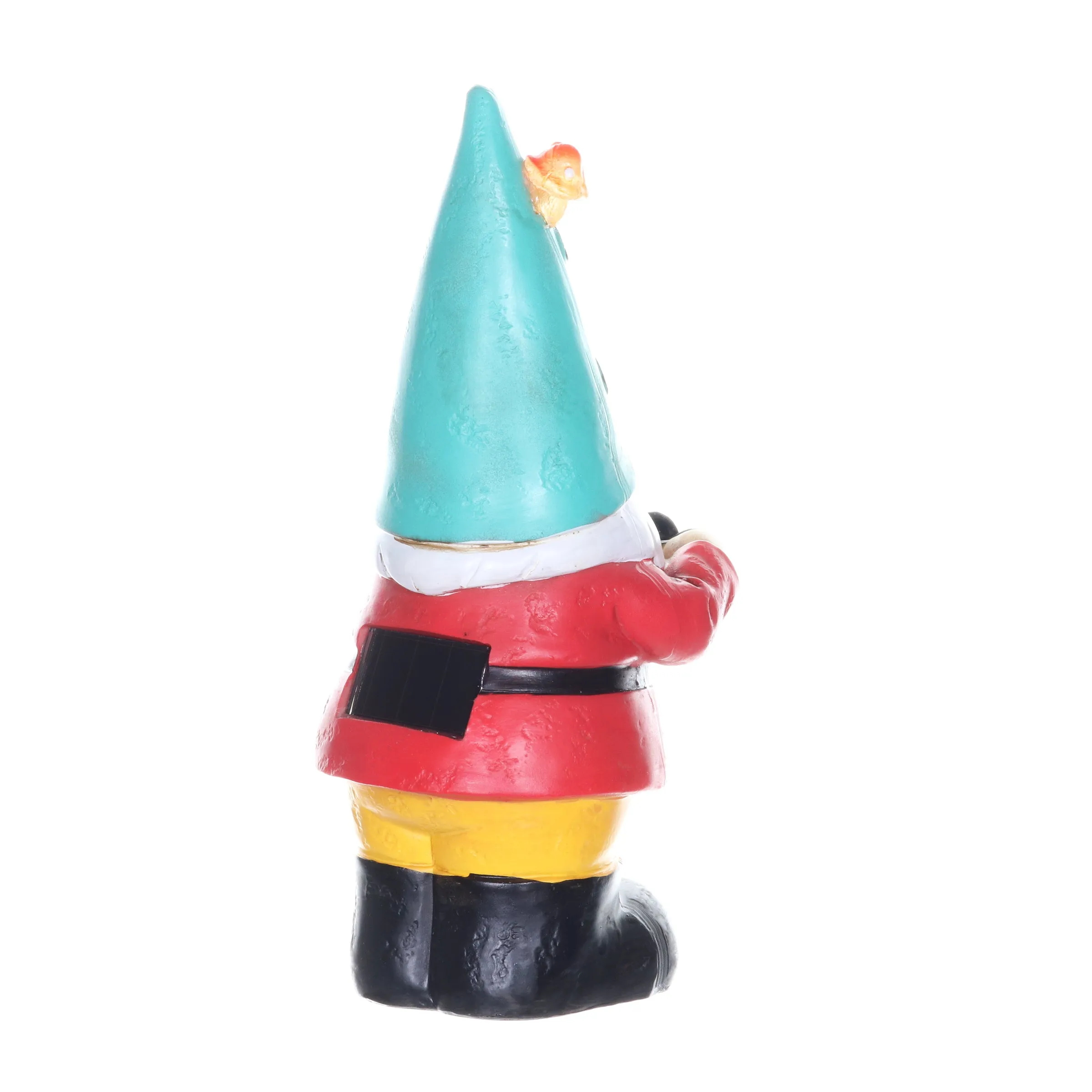Solar Blue Hat Billy Garden Gnome Statue with Watering Can, 10 Inch