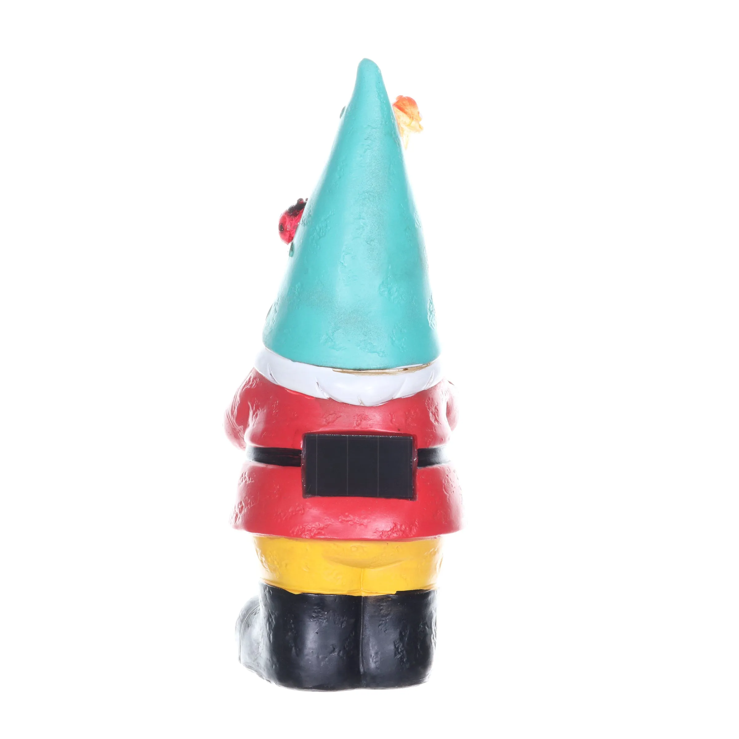Solar Blue Hat Billy Garden Gnome Statue with Watering Can, 10 Inch