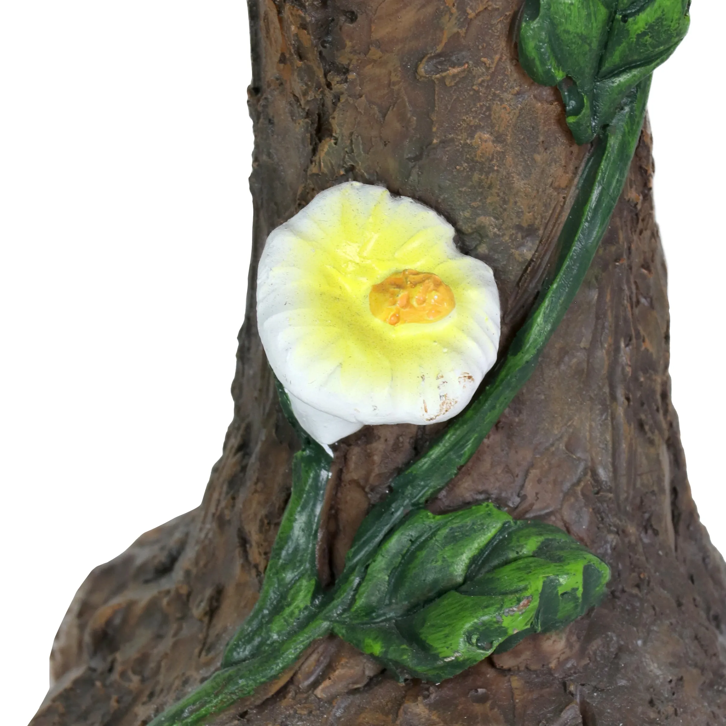 Solar Dog in a Welcome Hammock Hand Painted Garden Statuary, 9.5 by 10.5 Inches